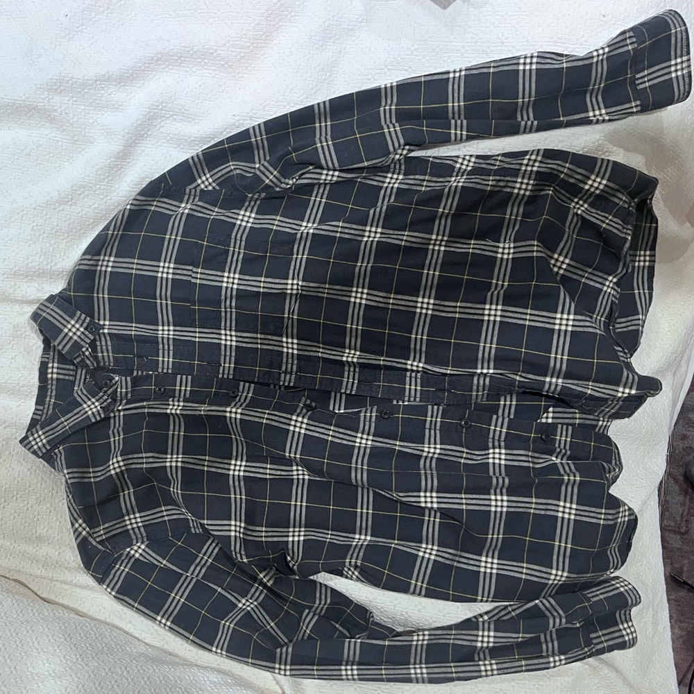 Two Banana Republic, slim fit untucked shirt L